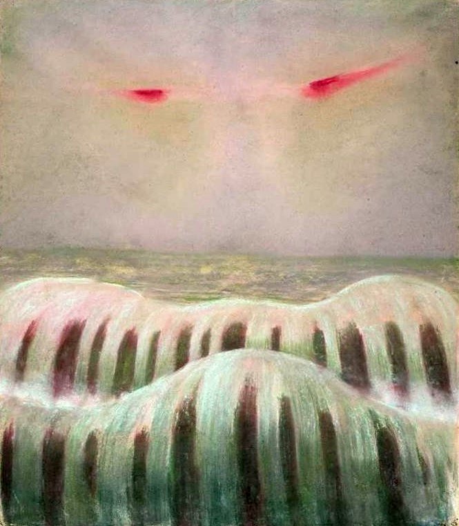 The Deluge - seascape. av Mikalojus Konstantinas Čiurlionis