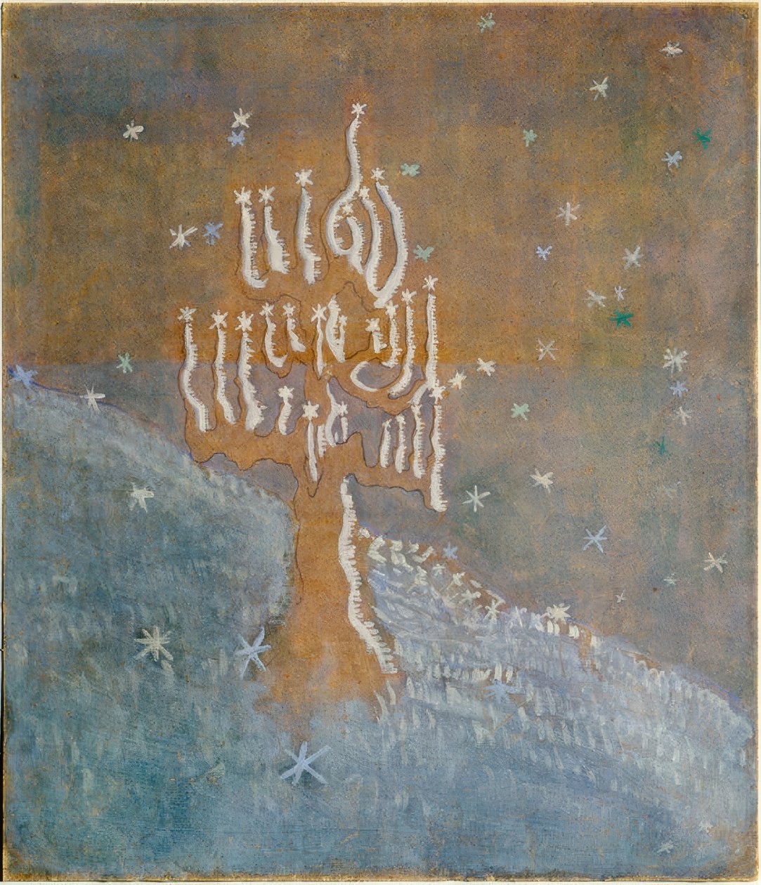 Vinter (I) av Mikalojus Ciurlionis
