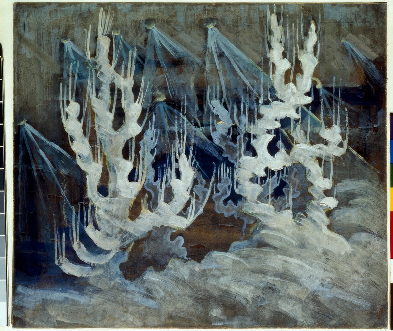 Vinter (II) av Mikalojus Ciurlionis