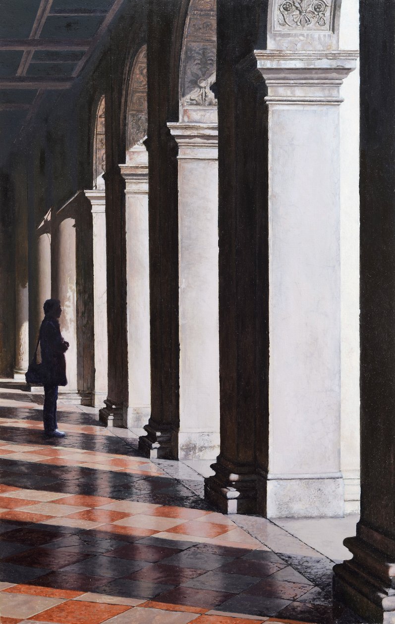 Kontemplation (olja på pannå) av Mike Briscoe