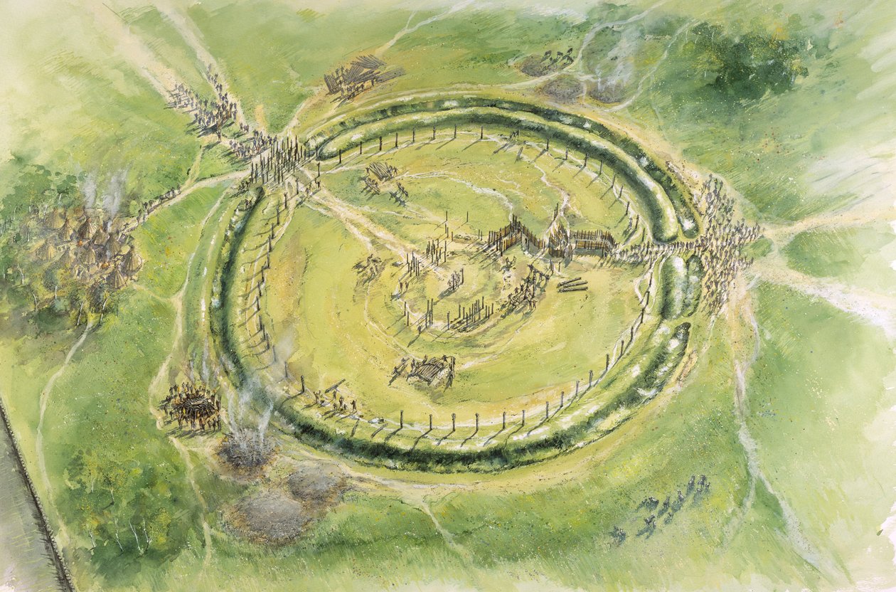 Stonehenge fas 2, c2600-talet f.Kr., c1990-2010 av Mike Seaforth