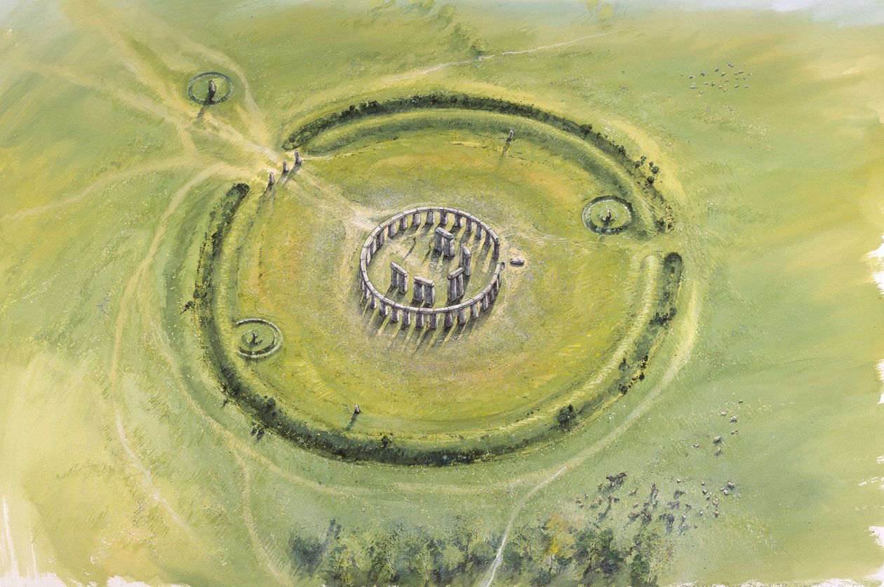 Stonehenge fas 3, c1900-talet f.Kr., c1990-2010 av Mike Seaforth