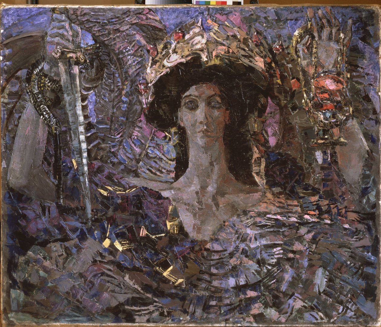 Sexvingade serafer (Azrael) 1904 av Mikhail Aleksandrovich Vrubel