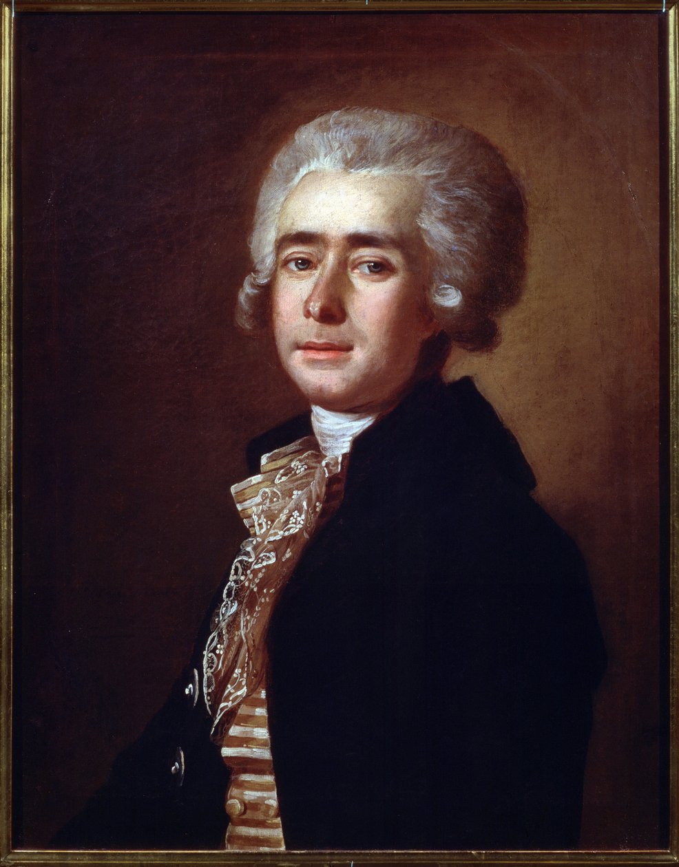 Porträtt av kompositören Dmytro Bortniansky (1751-1825) (Porträtt av kompositören Dmitry Bortniansky). Målning av Mikhail Ivanovich Belsky (1753-1794). Olja på duk, 65,7 x 52,3 cm av Mikhail Ivanovich Belsky
