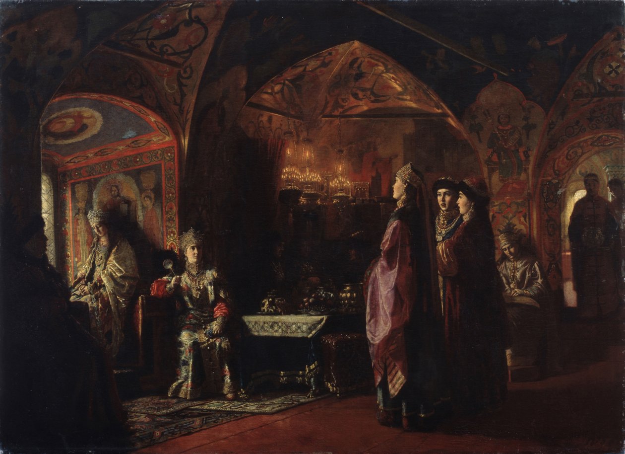 Tsarevnas boning, 1878 av Mikhail Petrovich Klodt Baron