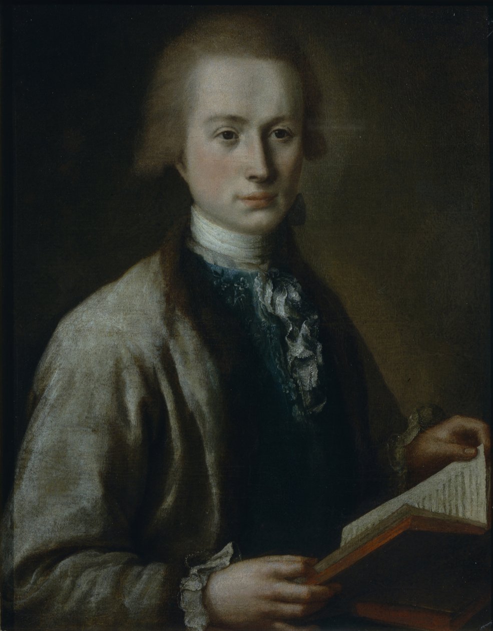 Porträtt av Alexei Grigoryevich Spiridov 1753-1828, 1772 av Mikhail Shibanov