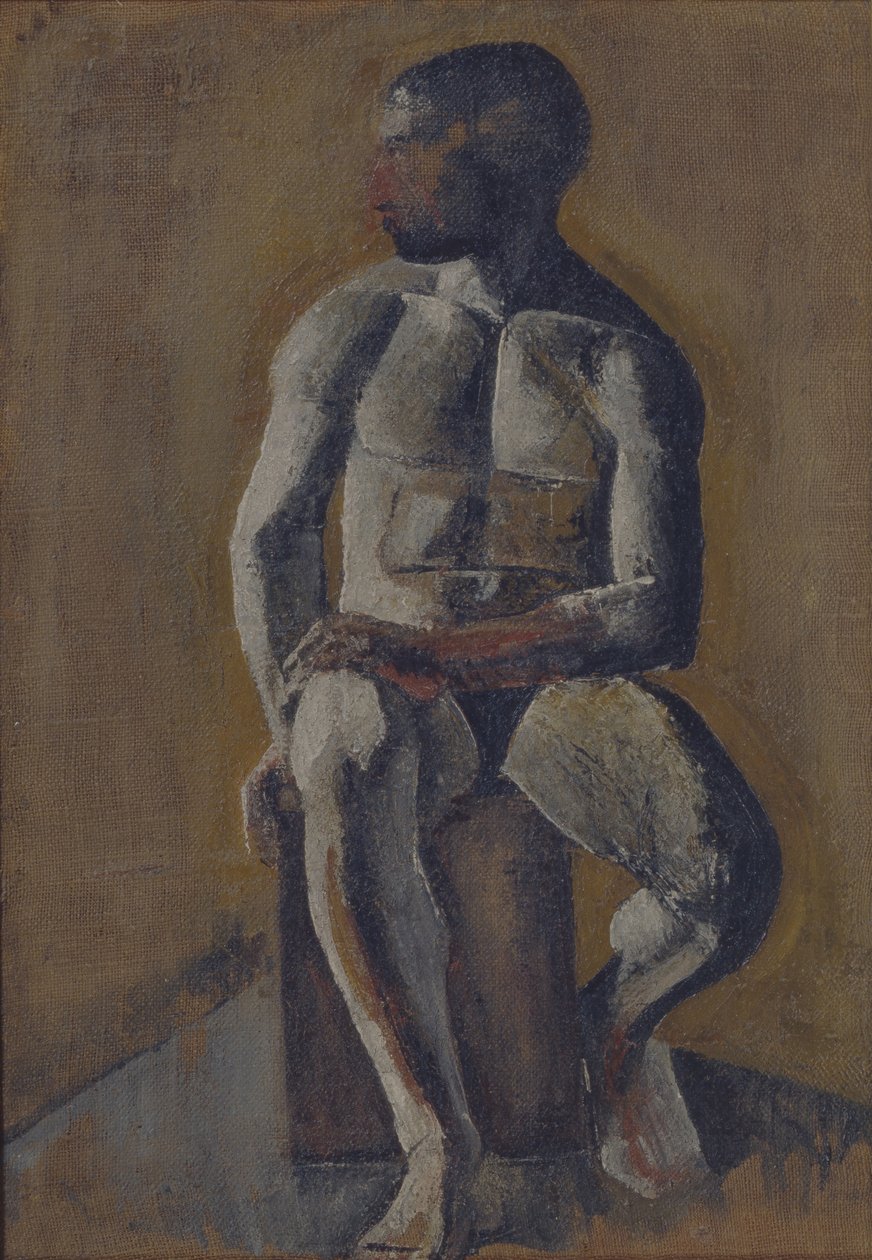 Porträtt av Kirill Zdanevich 1892-1969, 1910-talet av Mikhail Vasilyevich Le Dantyu