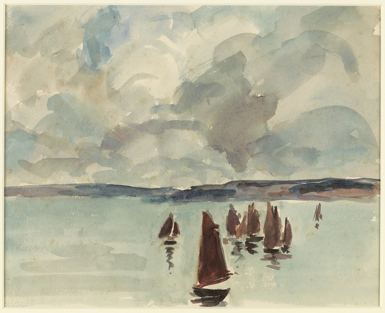 Pinasses, Arcachon Bay, ca 1928 av Mildred Bendall