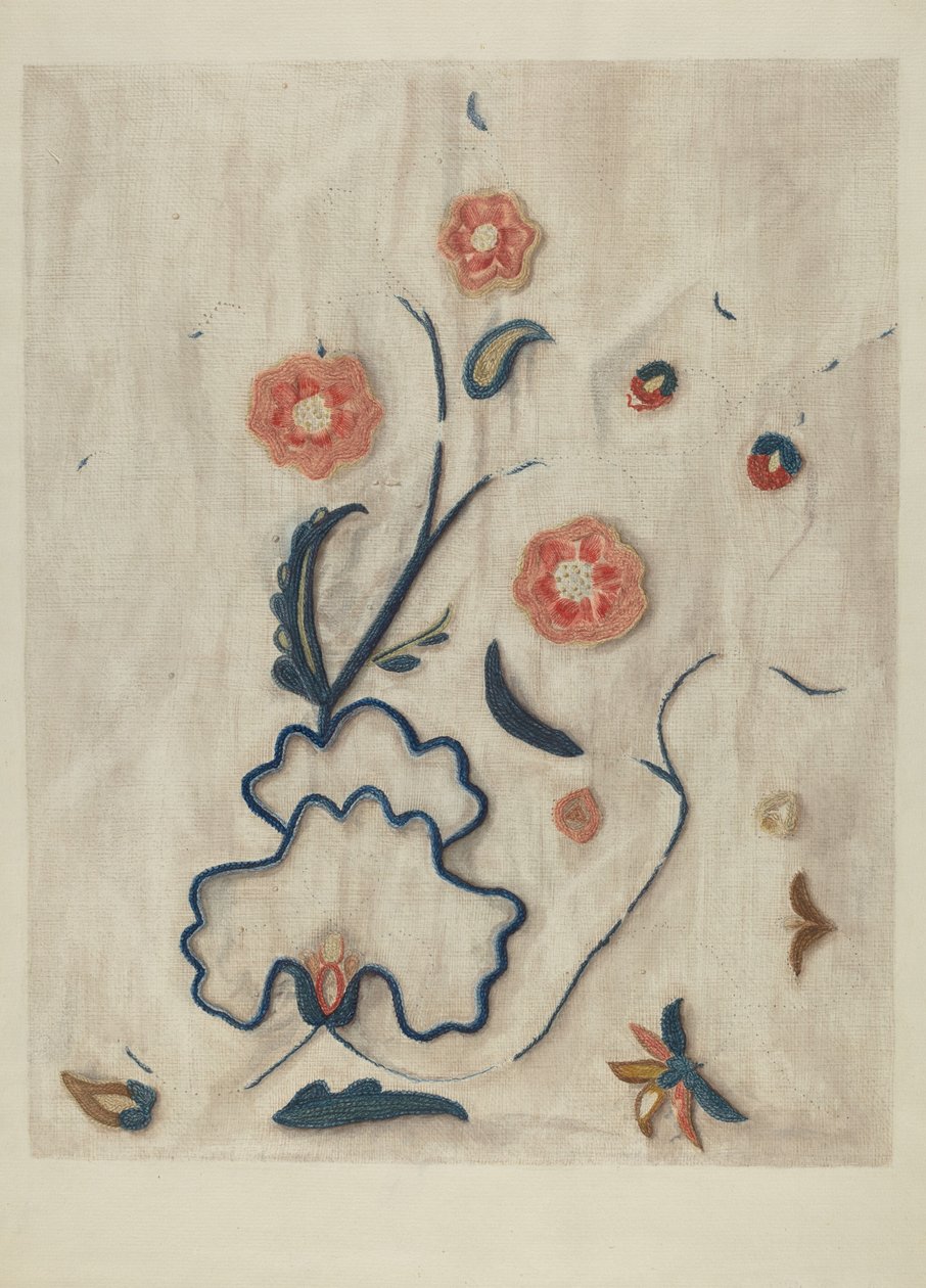Underkjol (Detalj) av Mildred E. Bent