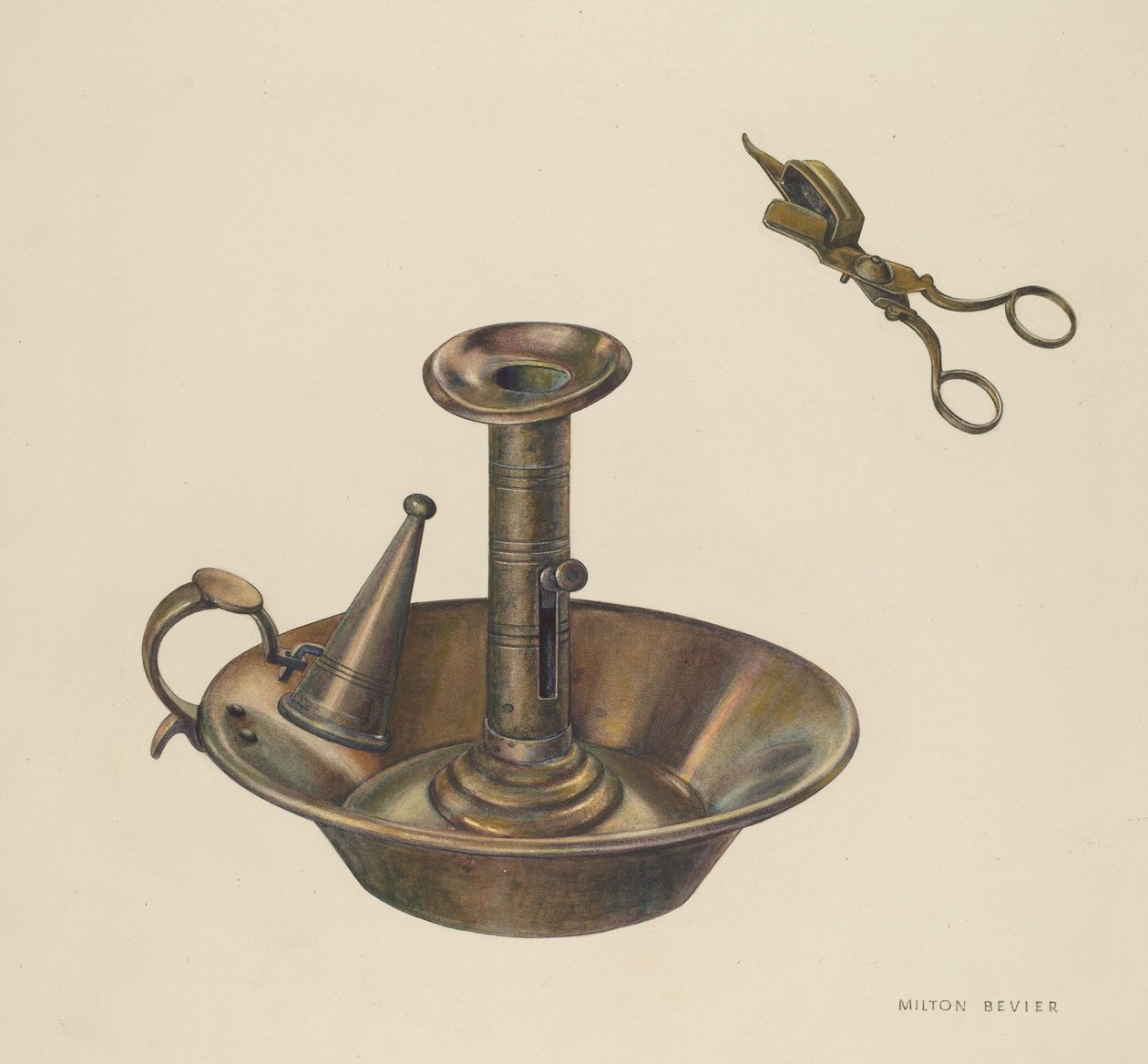 Ljusstake av Milton Bevier