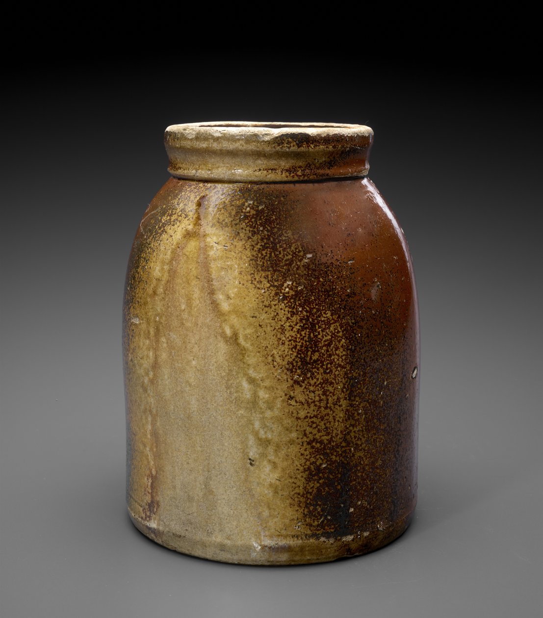 Jar, c. 1881-1892 (glidglaserat stengods) av Milton Russell (attr.to) Stoker