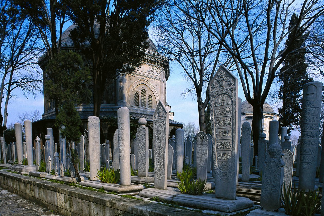 Suleyman I den magnifika graven (1494-1566), Suleymaniye-moskén av Mimar Sinan