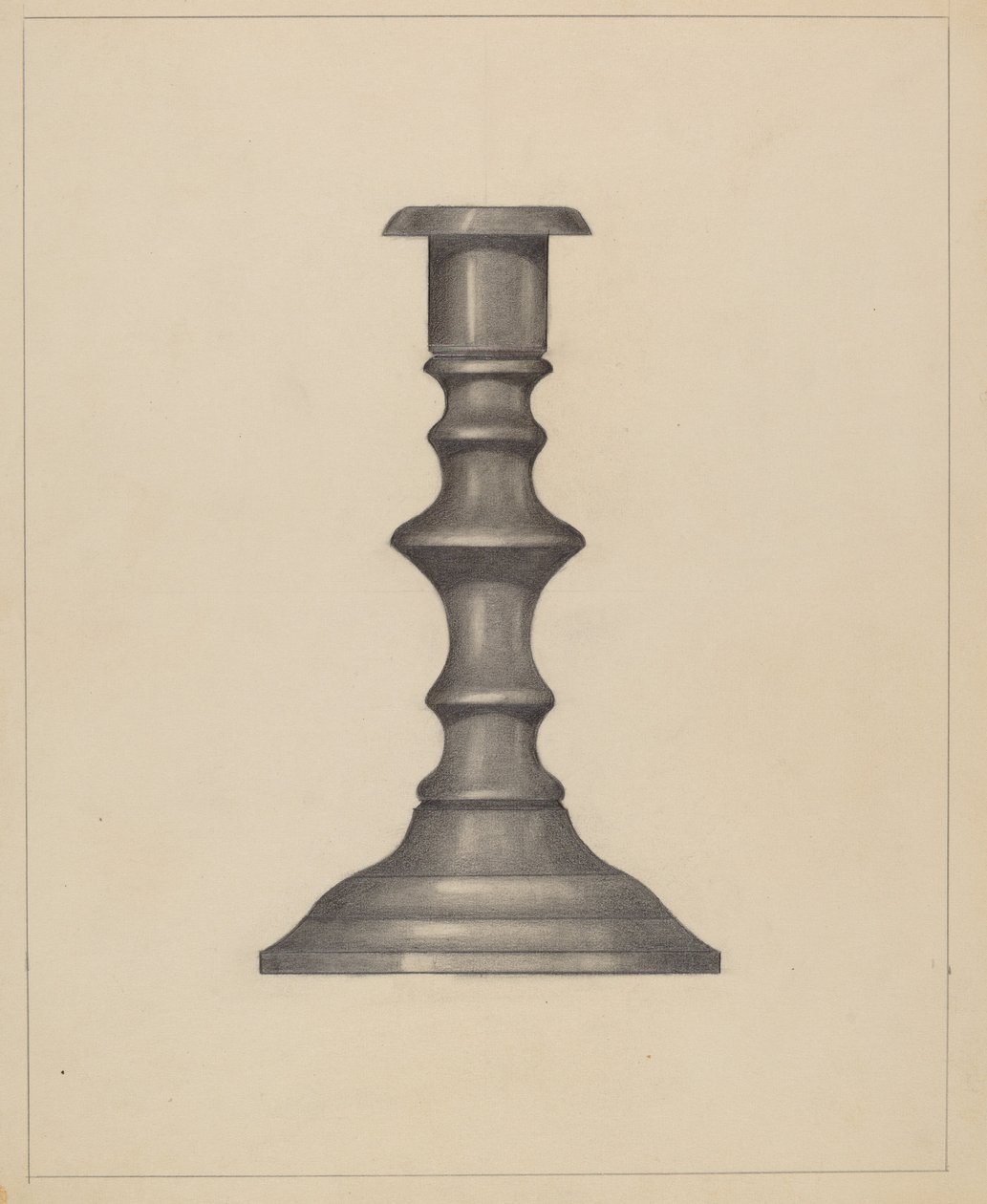Ljusstake, c. 1937. av Mina Lowry