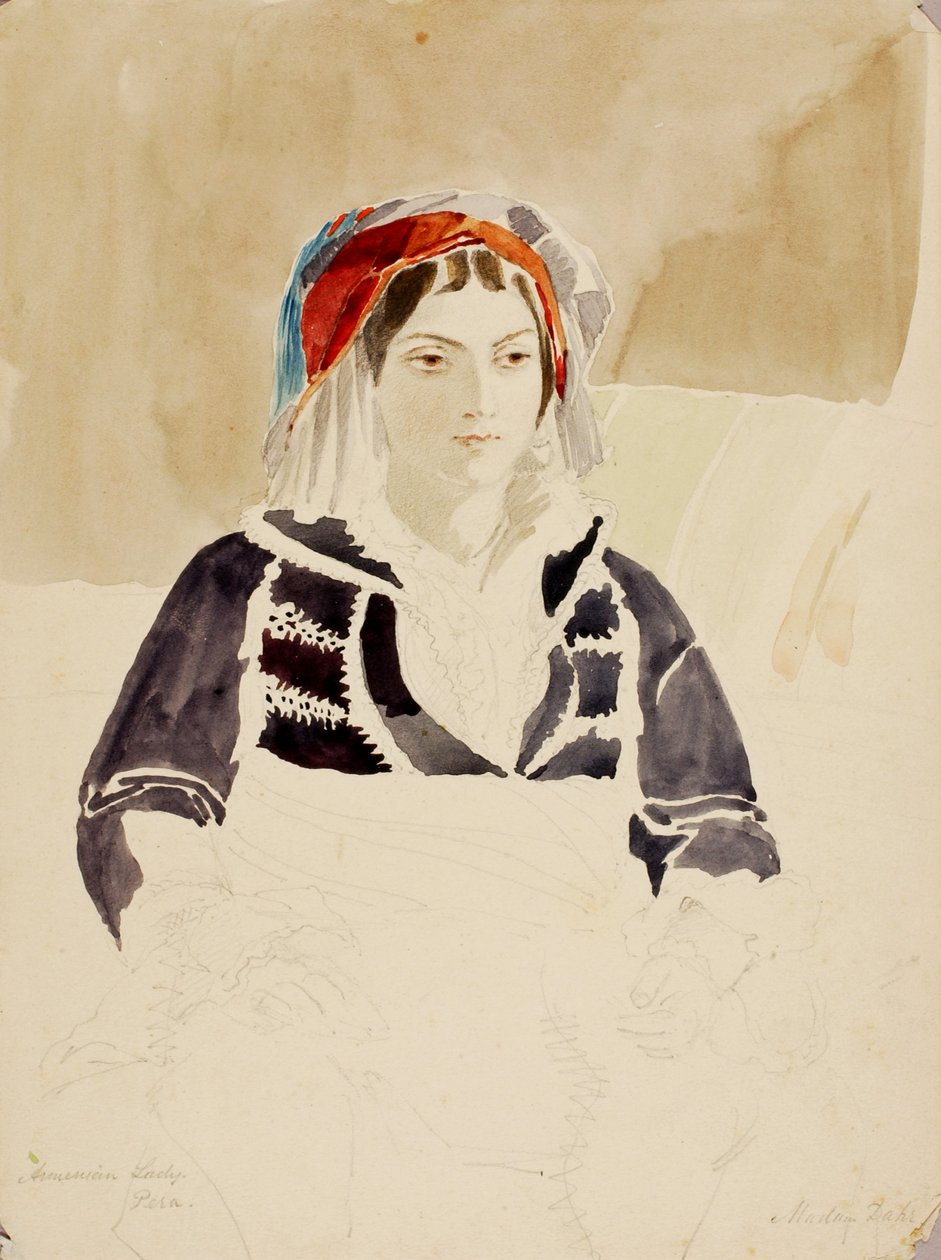 Armenian Lady, Pera, n.d. av Miner Kilbourne Kellogg