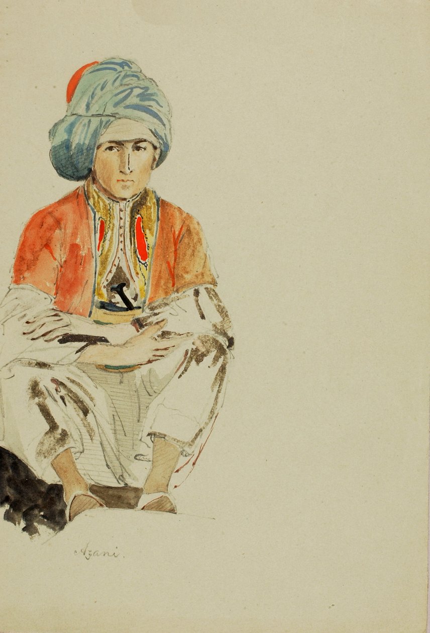 Man, Azani, n.d. av Miner Kilbourne Kellogg