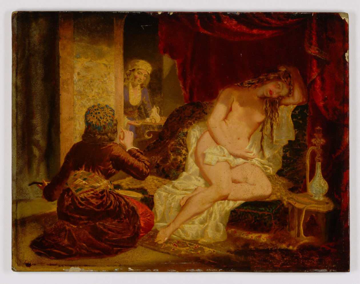 Orientalisk prinsessa efter badet, ca. 1866. av Miner Kilbourne Kellogg