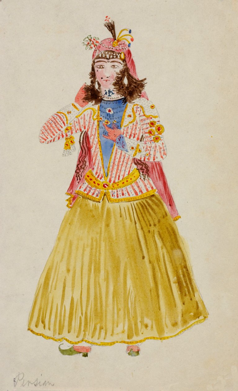 Persisk flicka, n.d. av Miner Kilbourne Kellogg