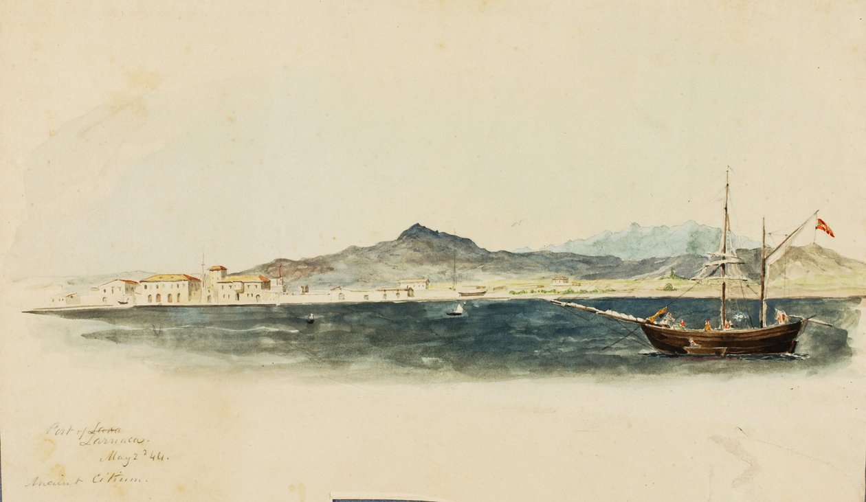 Hamn i Larnaca av Miner Kilbourne Kellogg