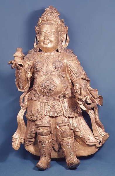 Virupaksa, början av 1400-talet (förgylld brons) av Ming Dynasty Chinese School