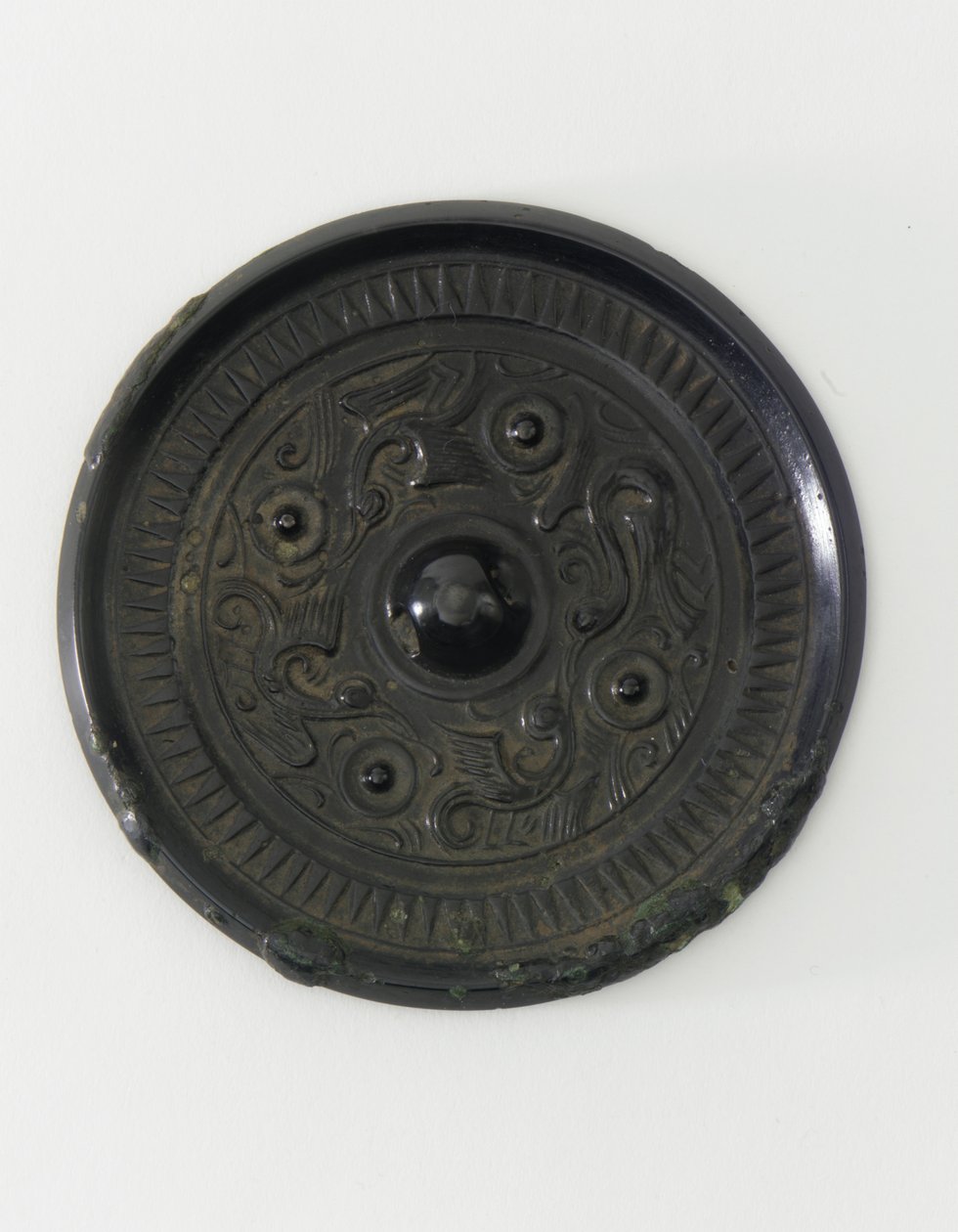 Fragment av en statyett av Ming Dynasty Chinese School
