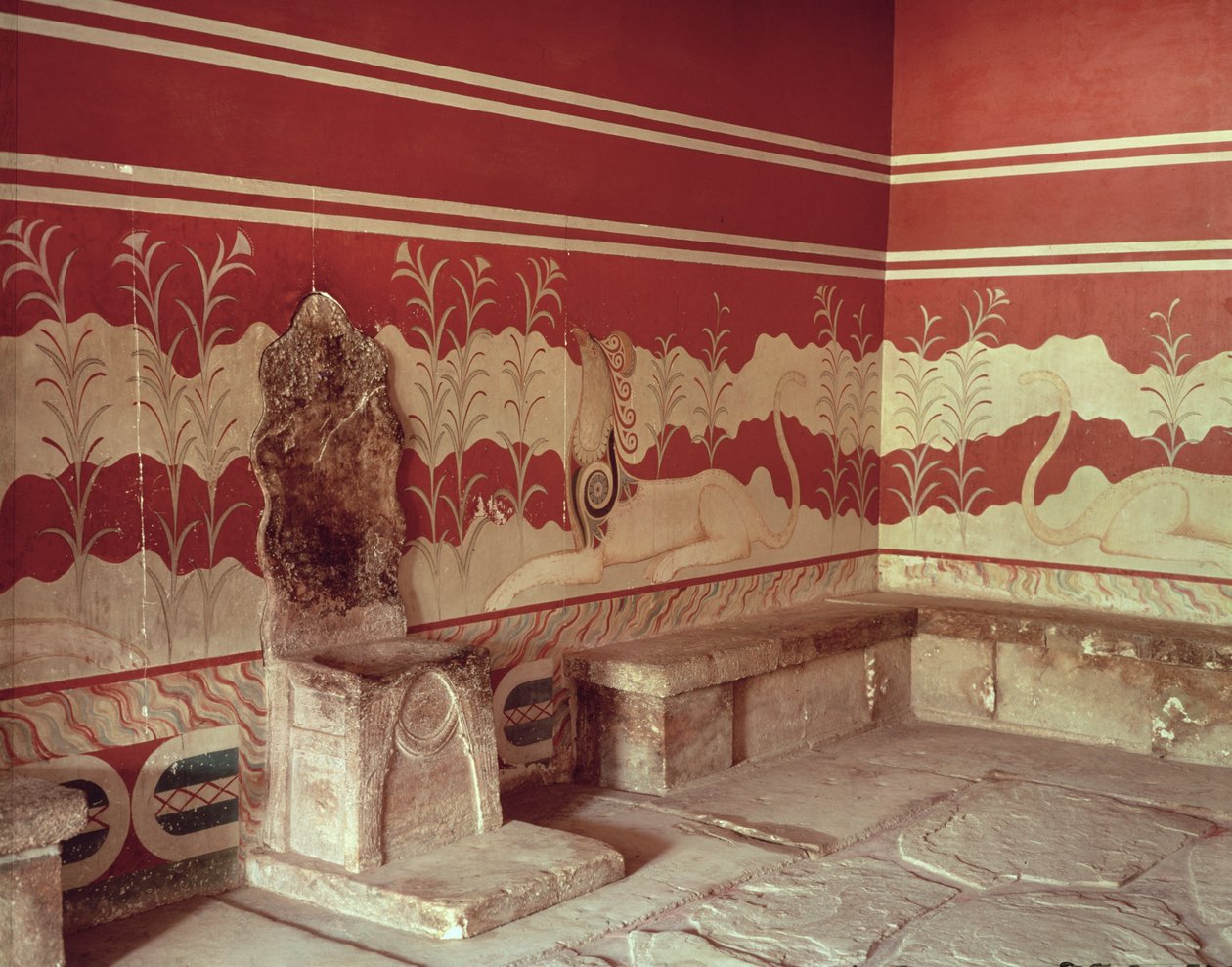 Minos tronsal, 1500-1400 f.Kr. av Minoan