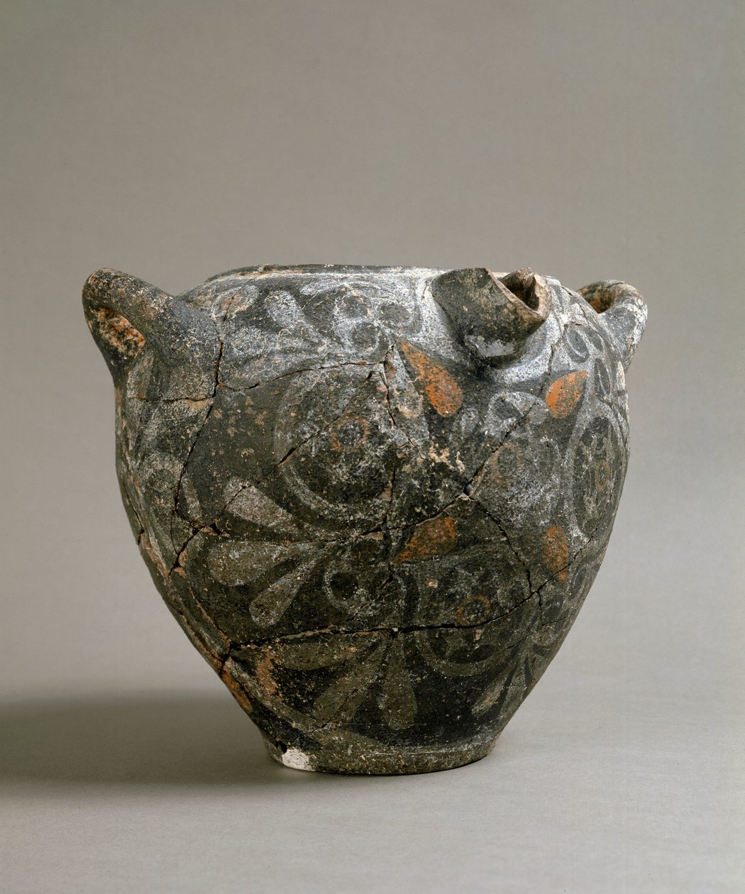 Grekisk konst: keramikburk i stil med Camares. Från Cnossos. 1900-1700 f.Kr. Heraklion, arkeologiskt museum av Minoan