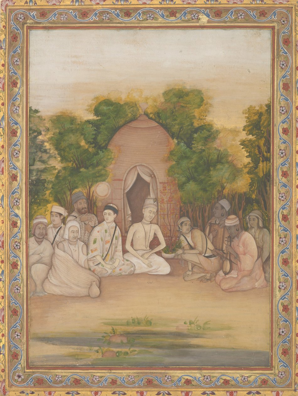 En samling av heliga män av olika tro, ca. 1770-75. av Mir Kalan Khan