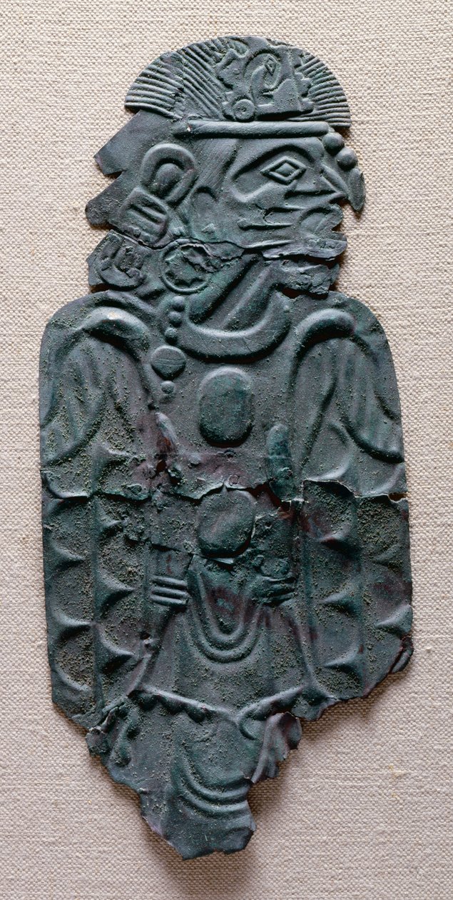 Wulfingplatta, 1200-1400 (koppar) av Mississippian culture