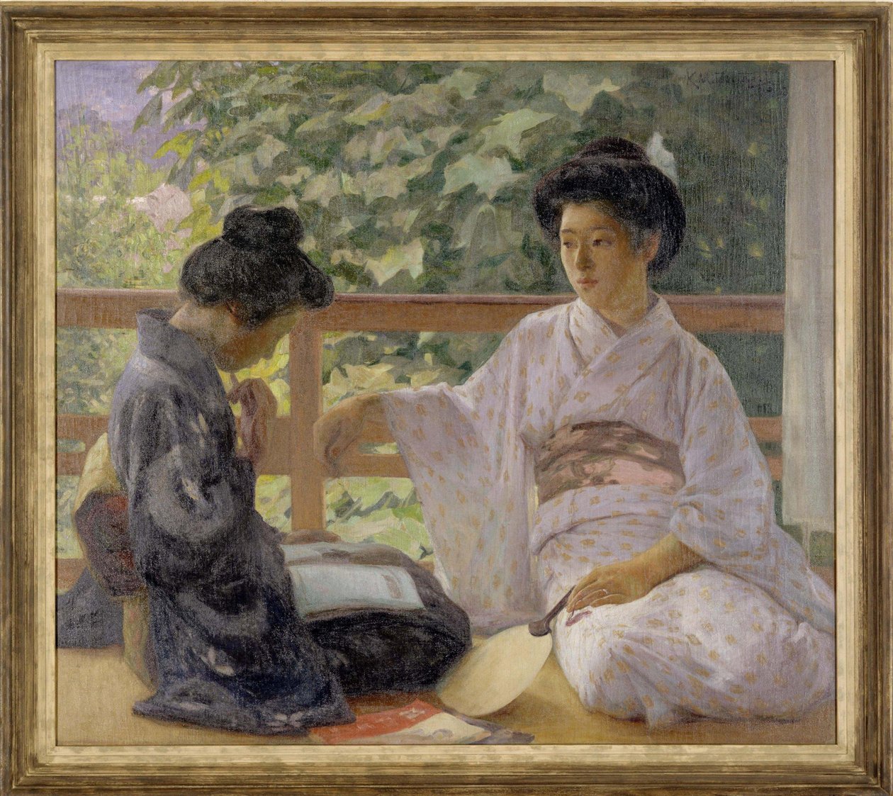 På övervåningen av Mitsutani Kunishiro