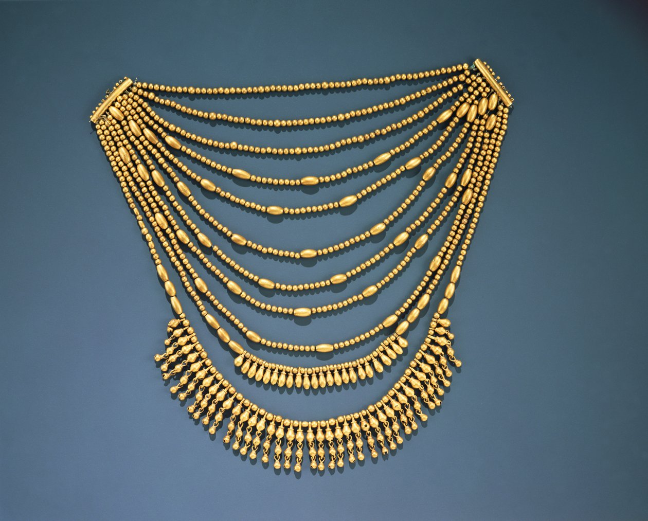 Halsband med klockor (guld) av Mixtec