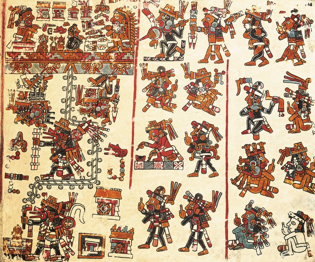 Den mexikanska Codexen i Venedig av Mixtec Mixtec