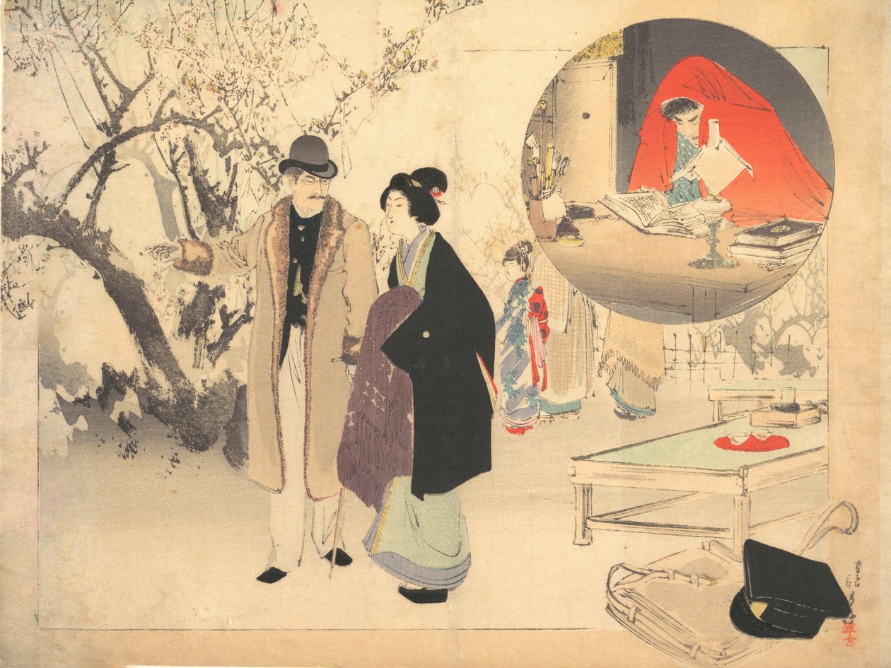 Efter porten LD Golden Yasha, va? 1903. av Mizuno Toshikata