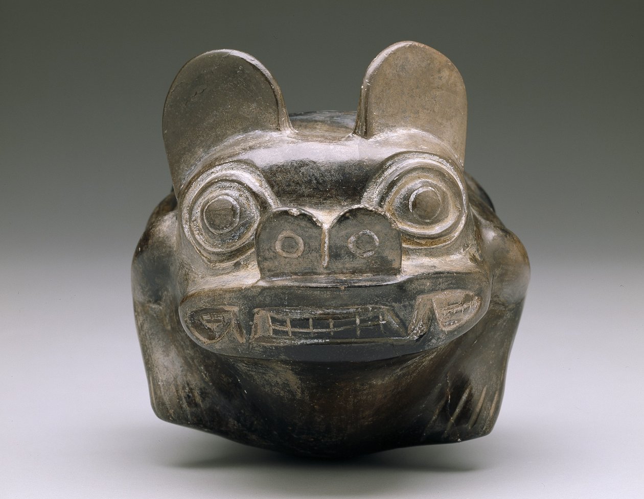 Sammansatt djurskål, tidig mellanperiod, Moche Phase I-II, c.1-200 AD (keramik) av Moche Moche