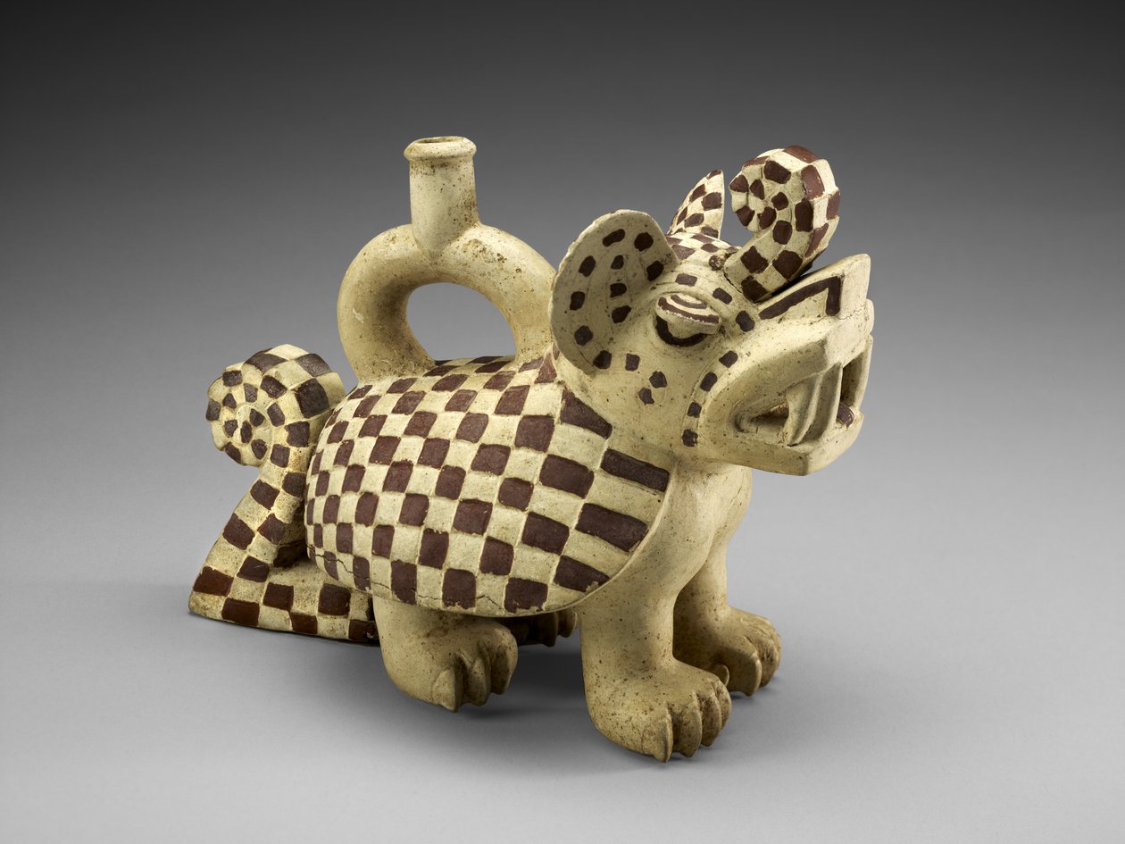 Övernaturligt kattdjur av Moche Moche