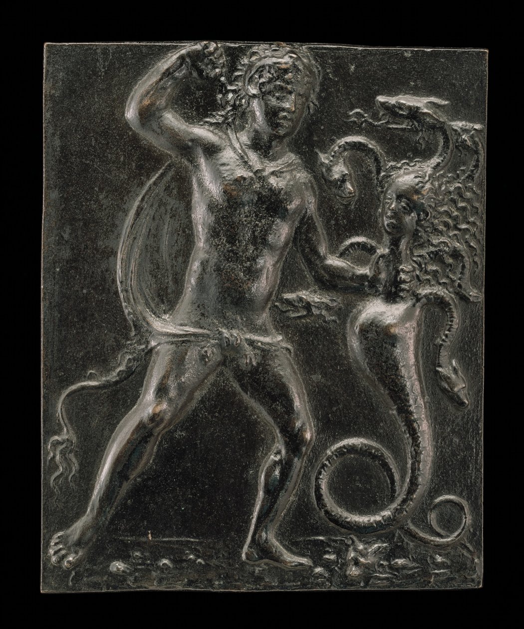 Hercules and the Lernaean Hydra, sent 1400-tal - tidigt 1500-tal. av Moderno