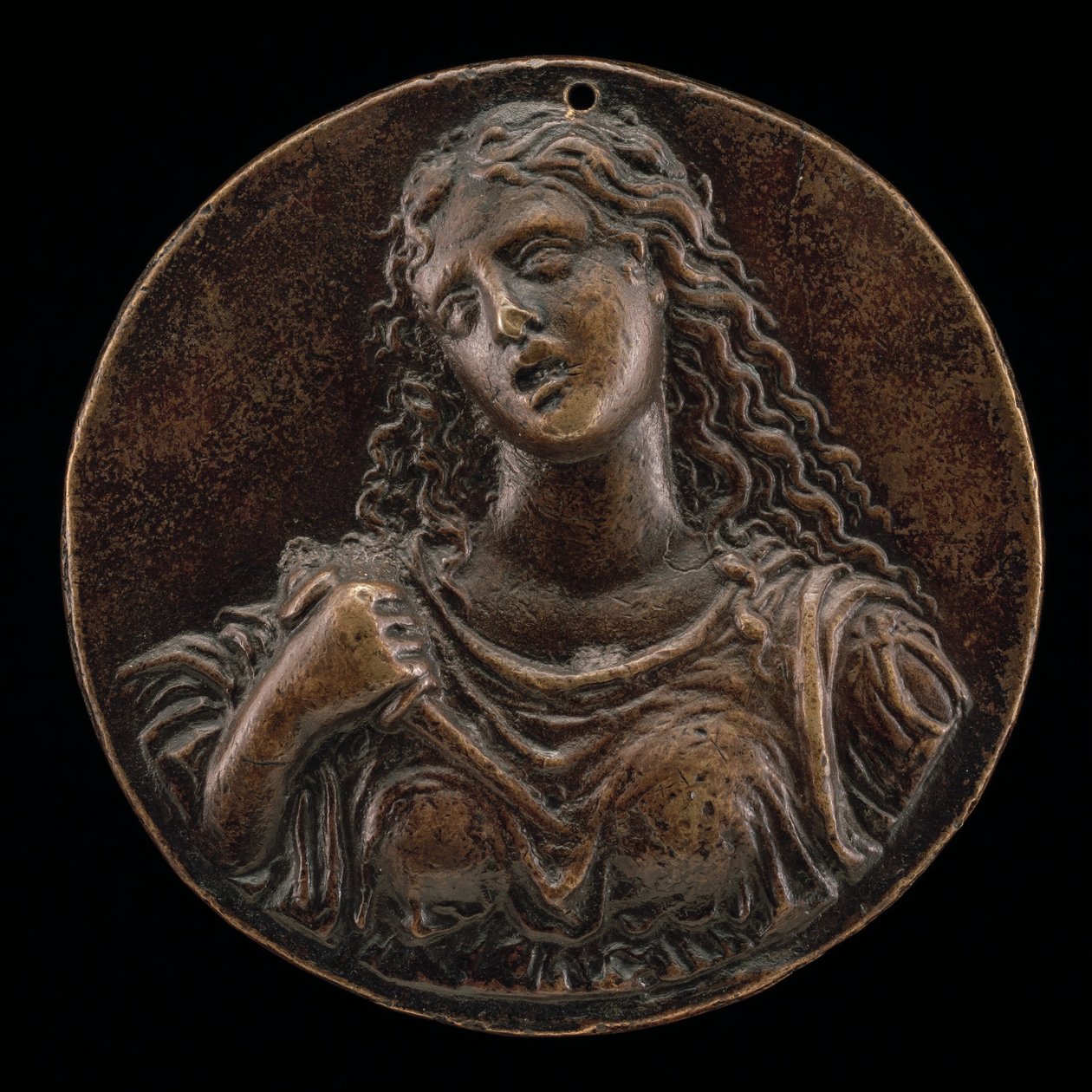 Lucretia knivhugger sig, sent 1400-tal - tidigt 1500-tal. av Moderno