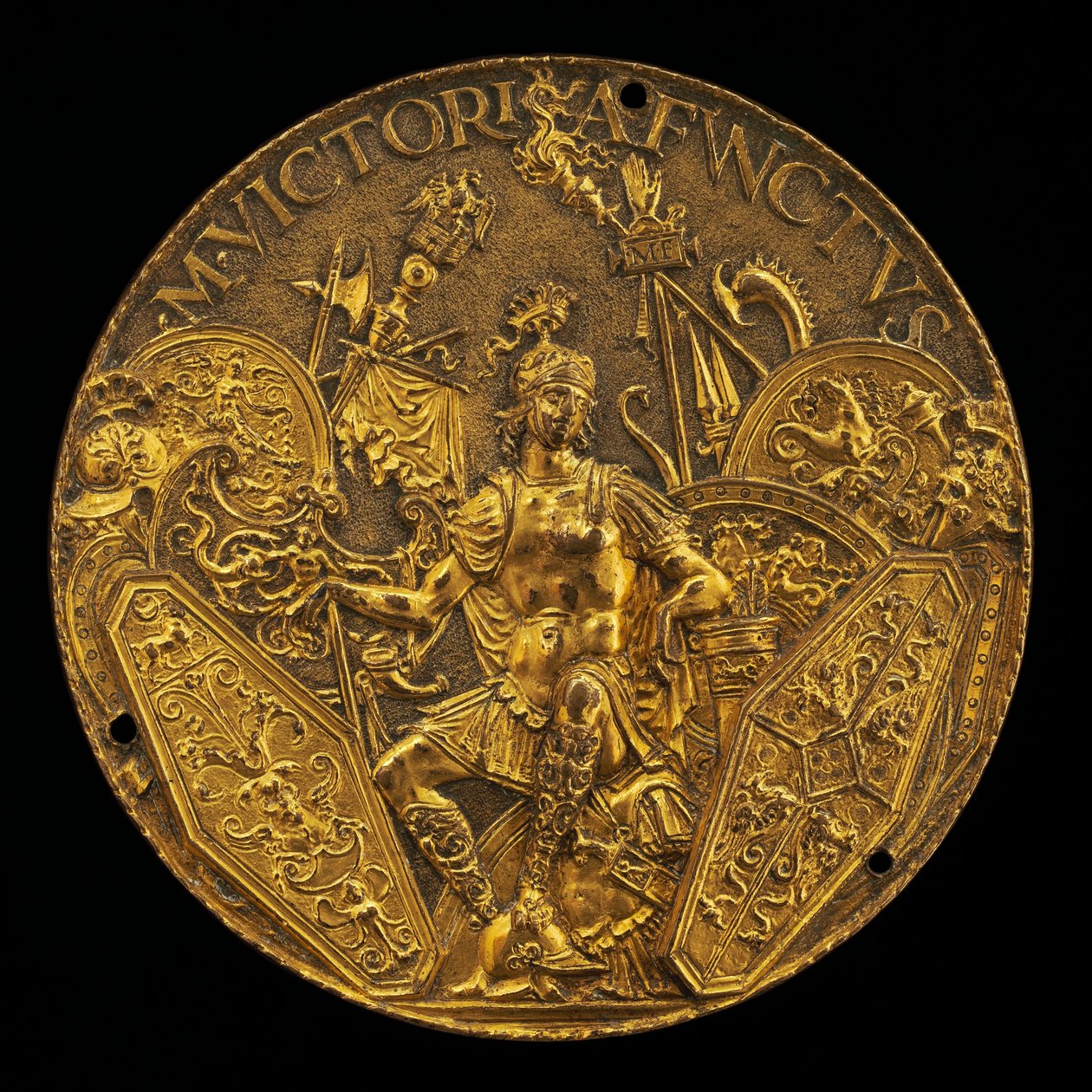 Mars omgiven av troféer, sent 1400-tal - tidigt 1500-tal. av Moderno
