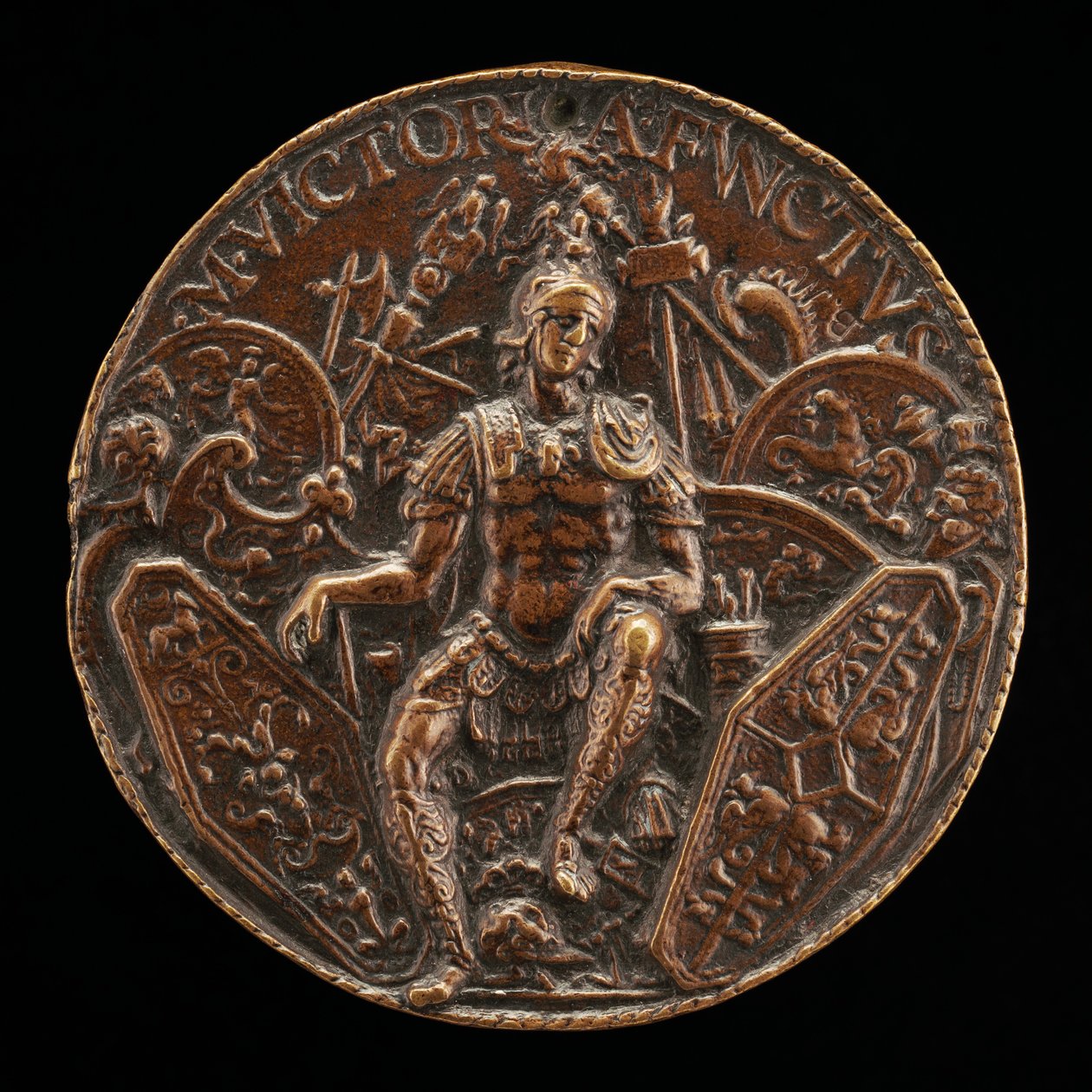 Mars omgiven av troféer, sent 1400-tal - tidigt 1500-tal. av Moderno