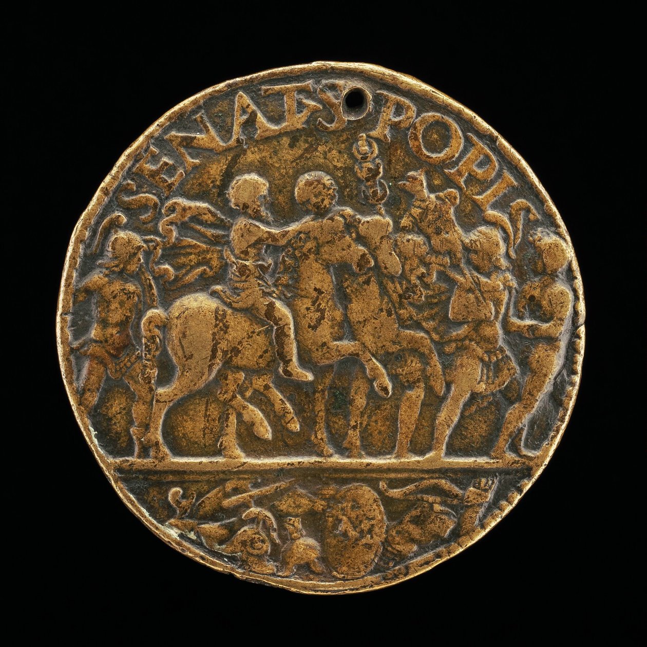 Senatorisk triumf [omvänd], c. 1490. av Moderno