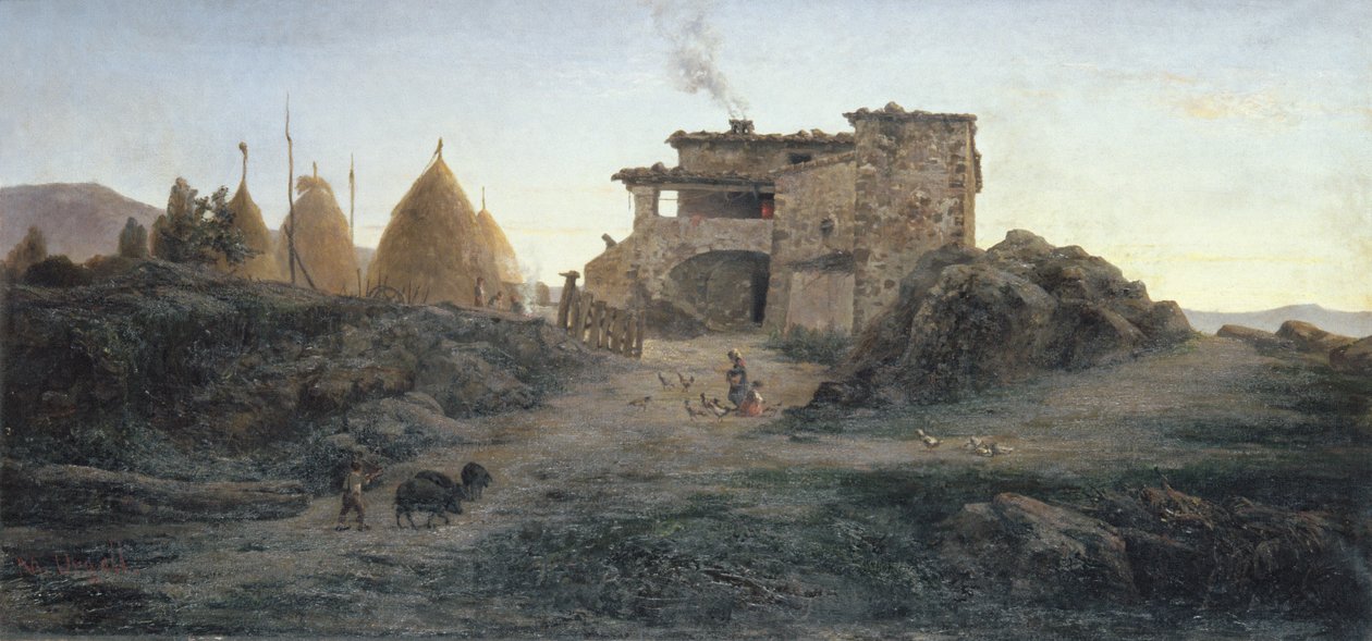 Landsbygd, 1906 av Modest Urgell