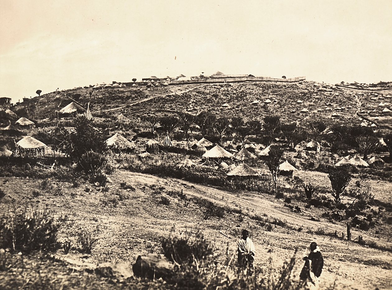 Bygga ett imperium i den fascistiska tidsåldern: Abessiniens land, 1936-05-09 (s/v foto) av Modestino Baldinetti