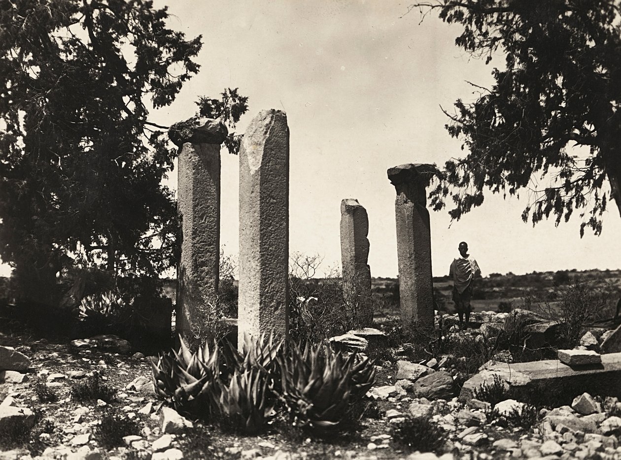 Bygga ett imperium i den fascistiska tidsåldern: Axum förblir i Cohaito, 1936-05-09 (s/v foto) av Modestino Baldinetti