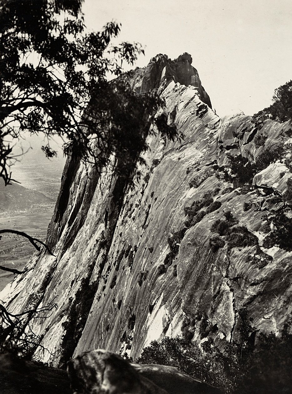 "Building an Empire" i den fascistiska tidsåldern: Mount Bianco, Zaad Amba, 1936-05-09 (s/v foto) av Modestino Baldinetti
