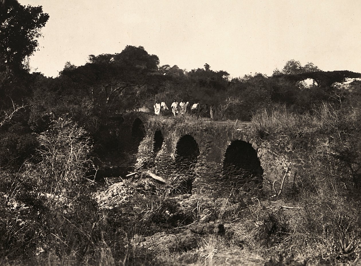 Att bygga ett imperium i den fascistiska tidsåldern: Portugisiska bron, 1936-05-09 (s/v foto) av Modestino Baldinetti