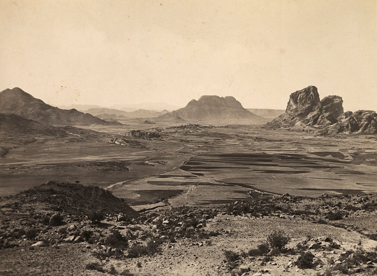 Att bygga ett imperium i den fascistiska tidsåldern: Senafè-dalen, 1936-05-09 (s/v foto) av Modestino Baldinetti