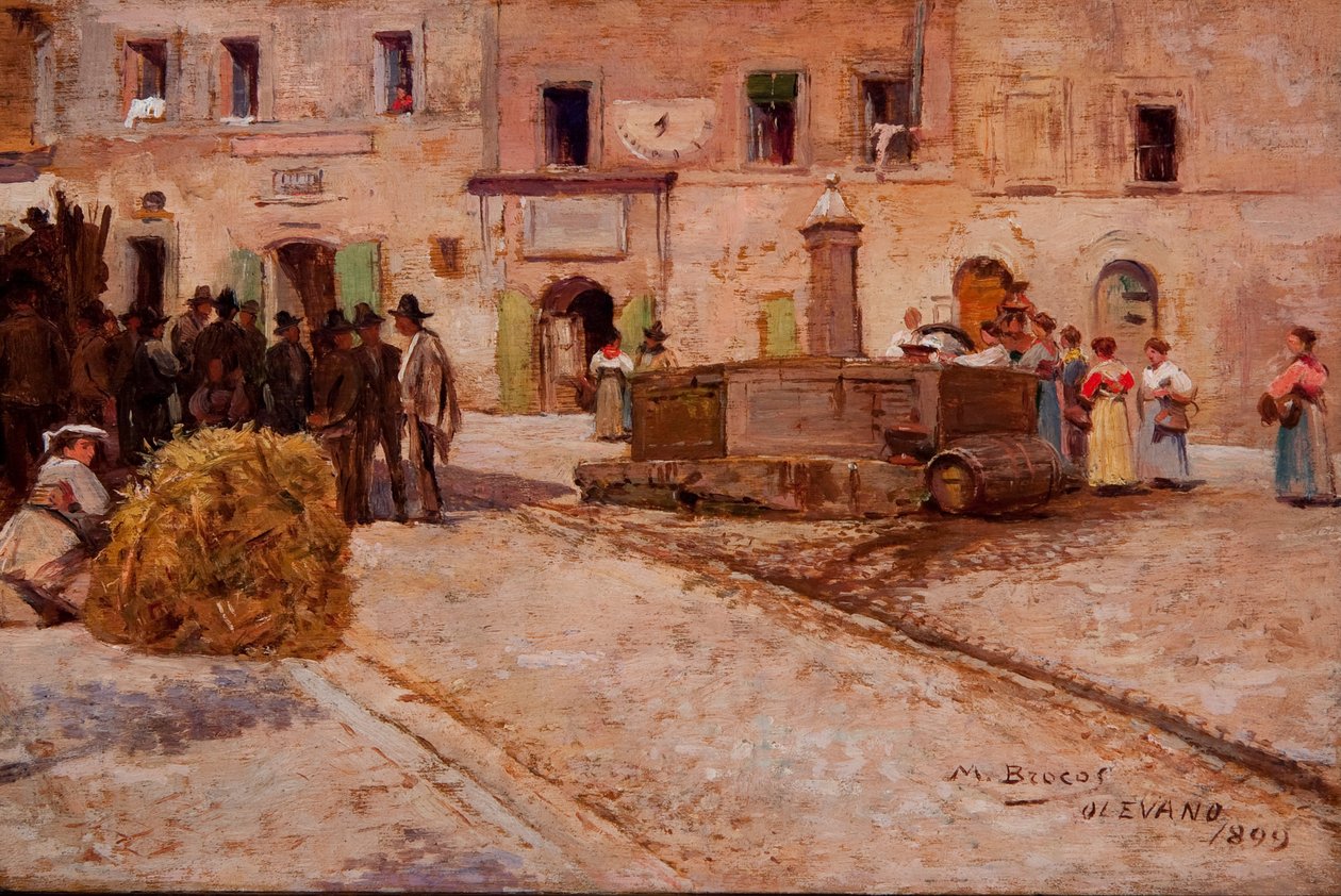 Olevano Romano, Italien av Modesto Brocos Gómez