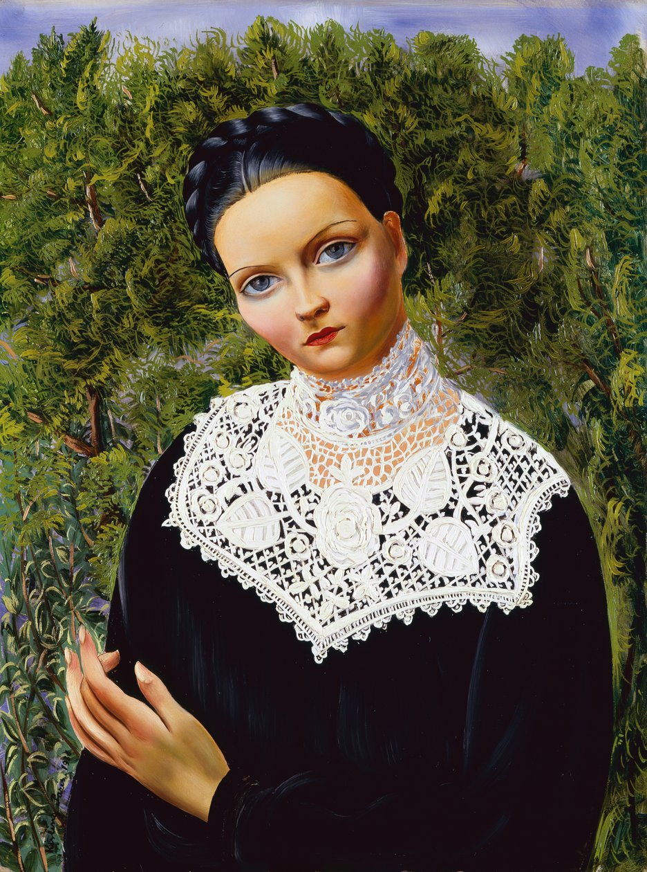 Porträtt av Madeleine Sologne av Moise Kisling