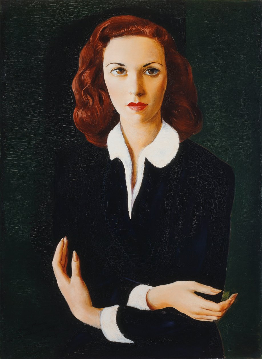 Porträtt av Sylvia Mann av Moise Kisling