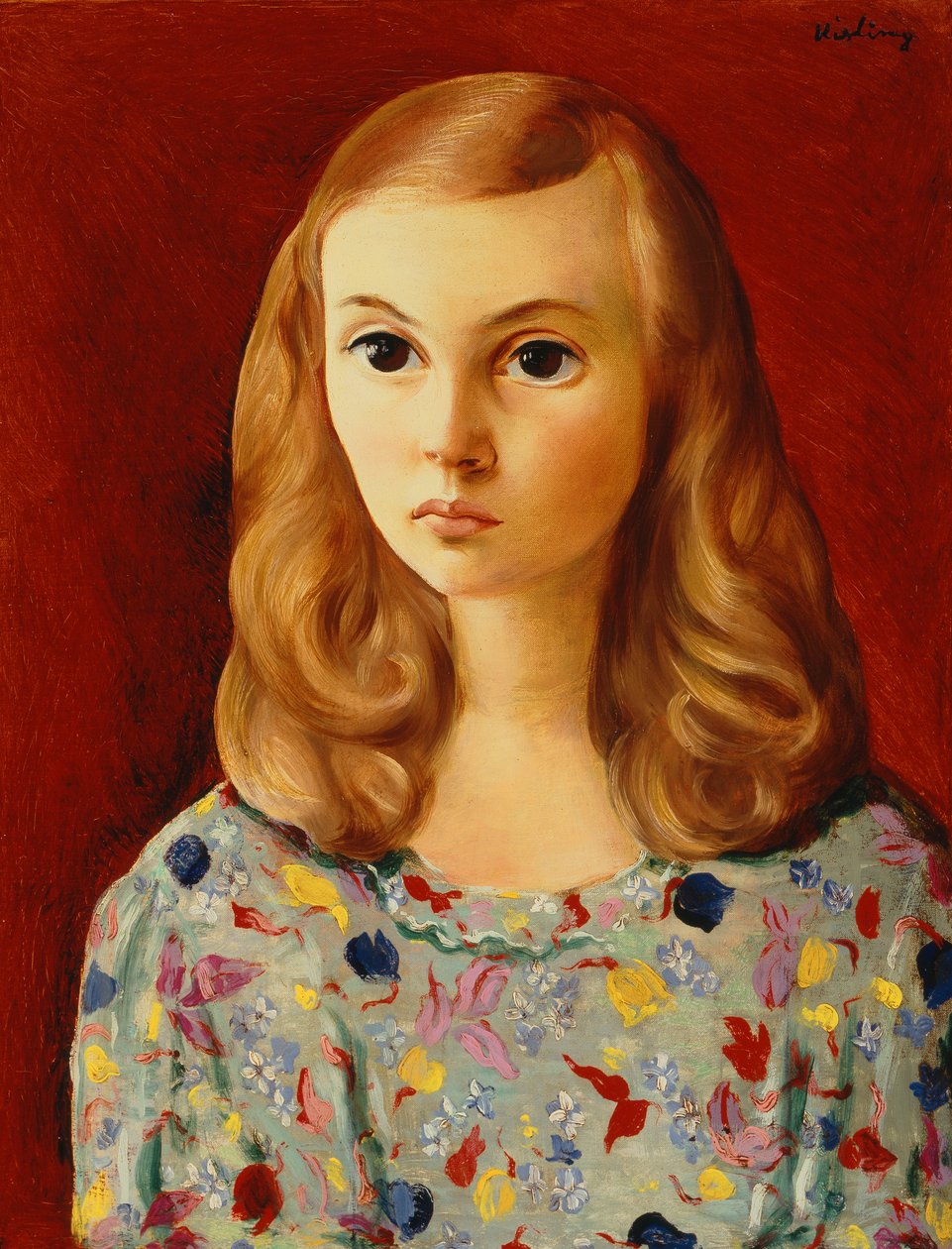 Porträtt av en kvinna av Moise Kisling