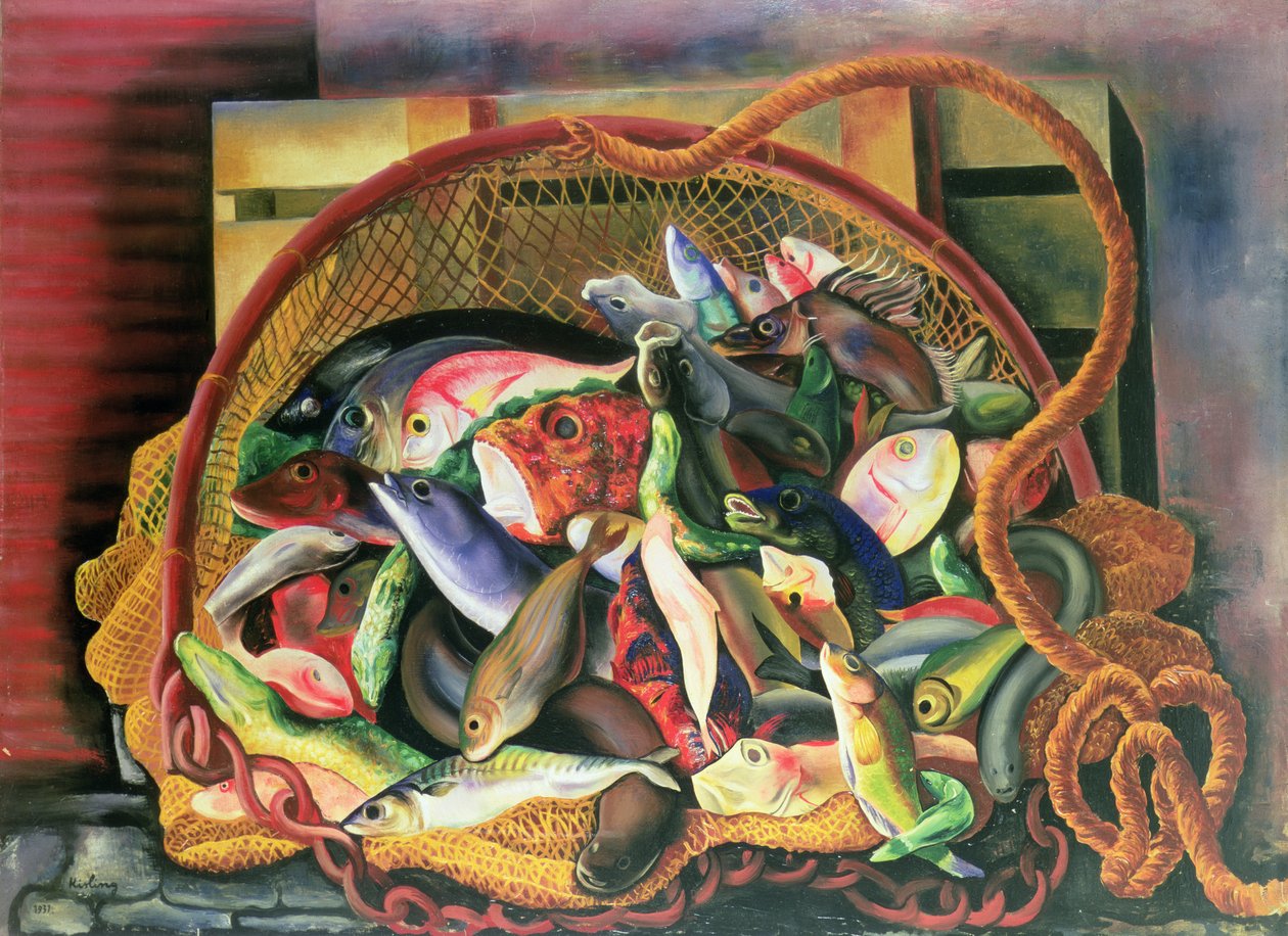 Fisken (målning) av Moise Kisling
